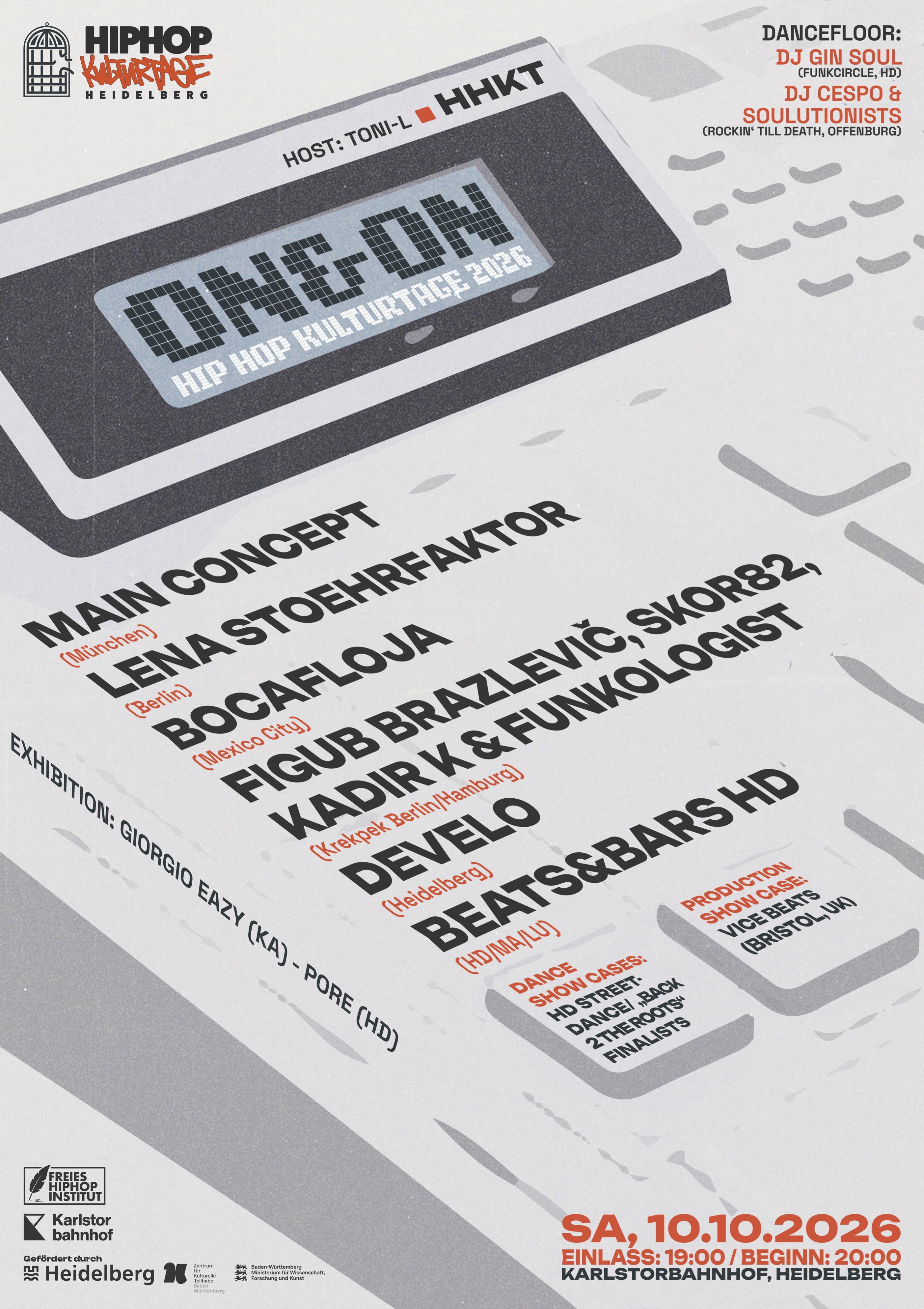 On&On - Hip Hop Kulturtage 2026 Poster